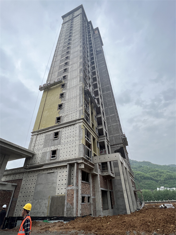 石泉县汉水悦府一期工程岩棉板应用案例